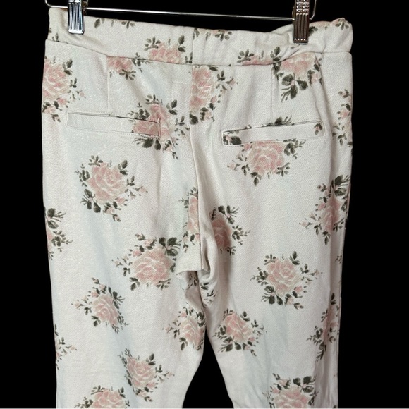 Chaser Linen French Slouchy Moto Jogger Sweatpants Floral Vintage Small NWT - Picture 5 of 7